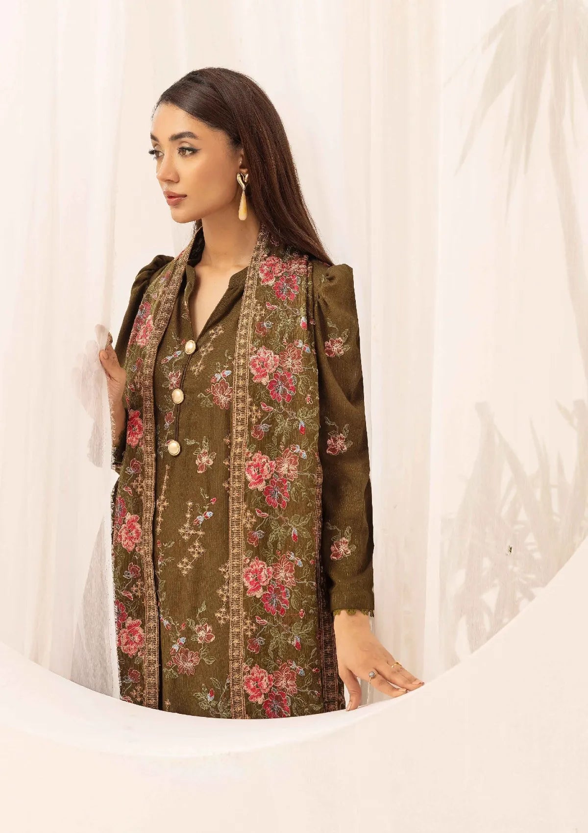 Noor-E-Chasham By Khoobsurat Peach Leather'25 NC-07