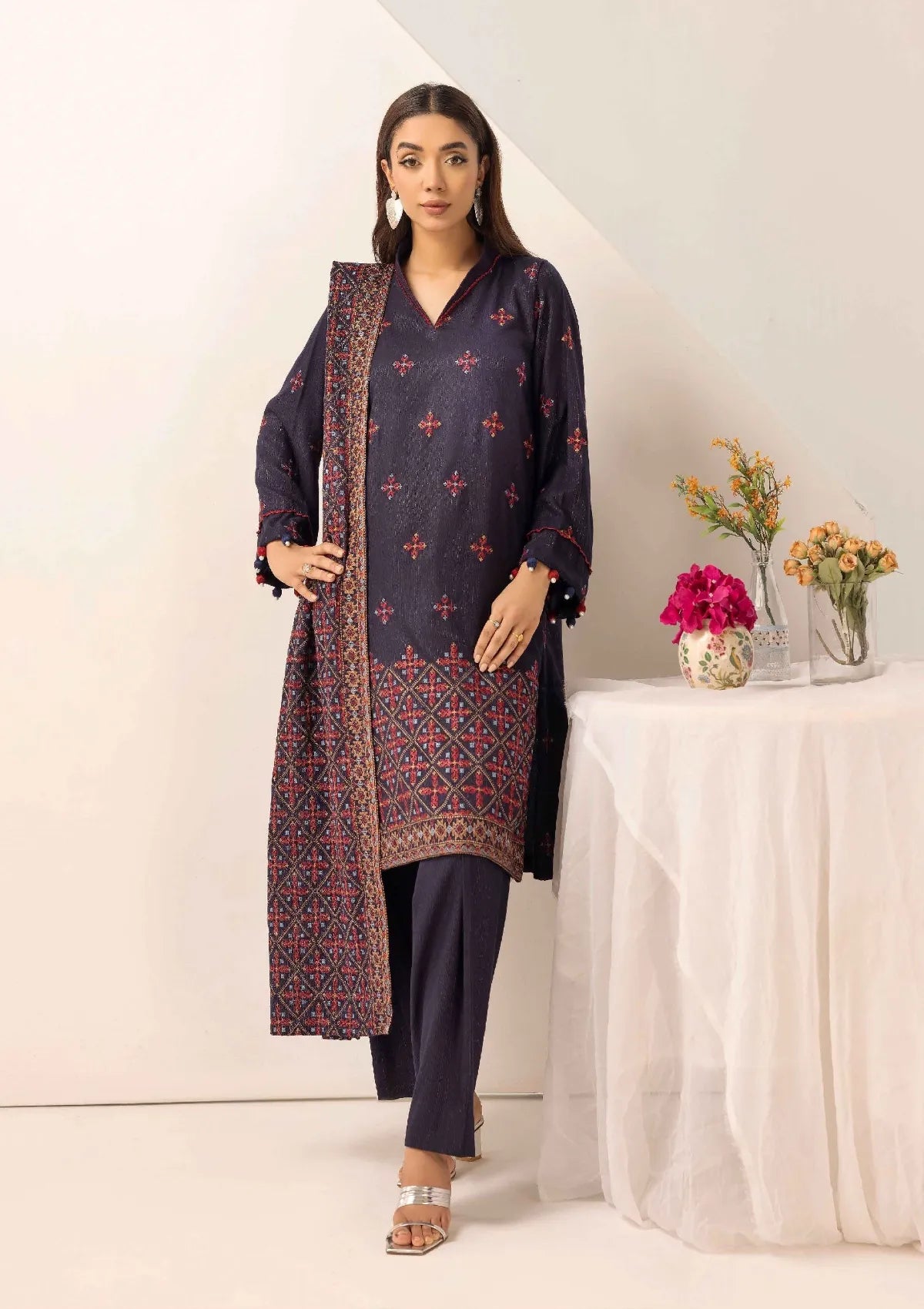 Noor-E-Chasham By Khoobsurat Peach Leather'25 NC-12