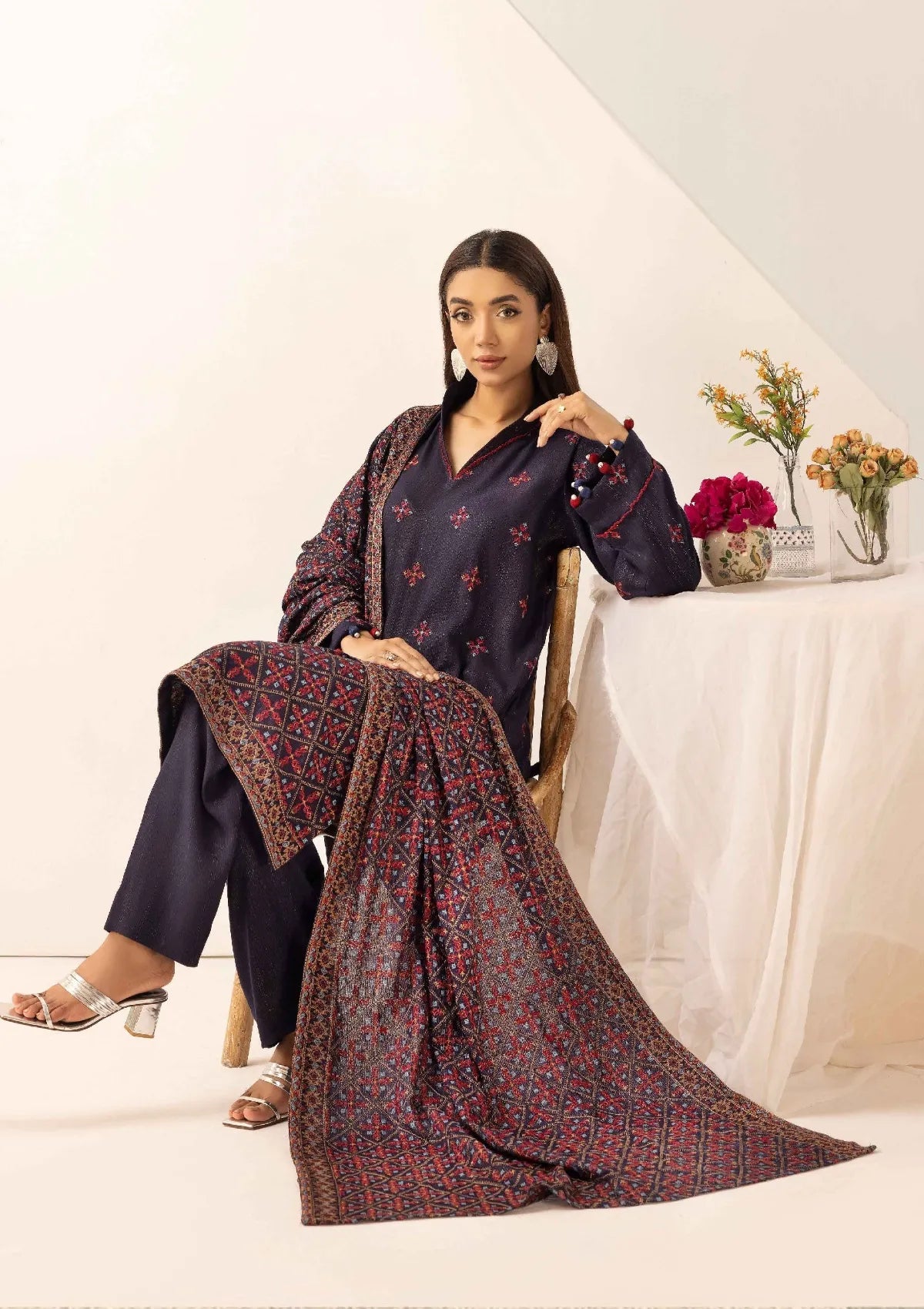 Noor-E-Chasham By Khoobsurat Peach Leather'25 NC-12