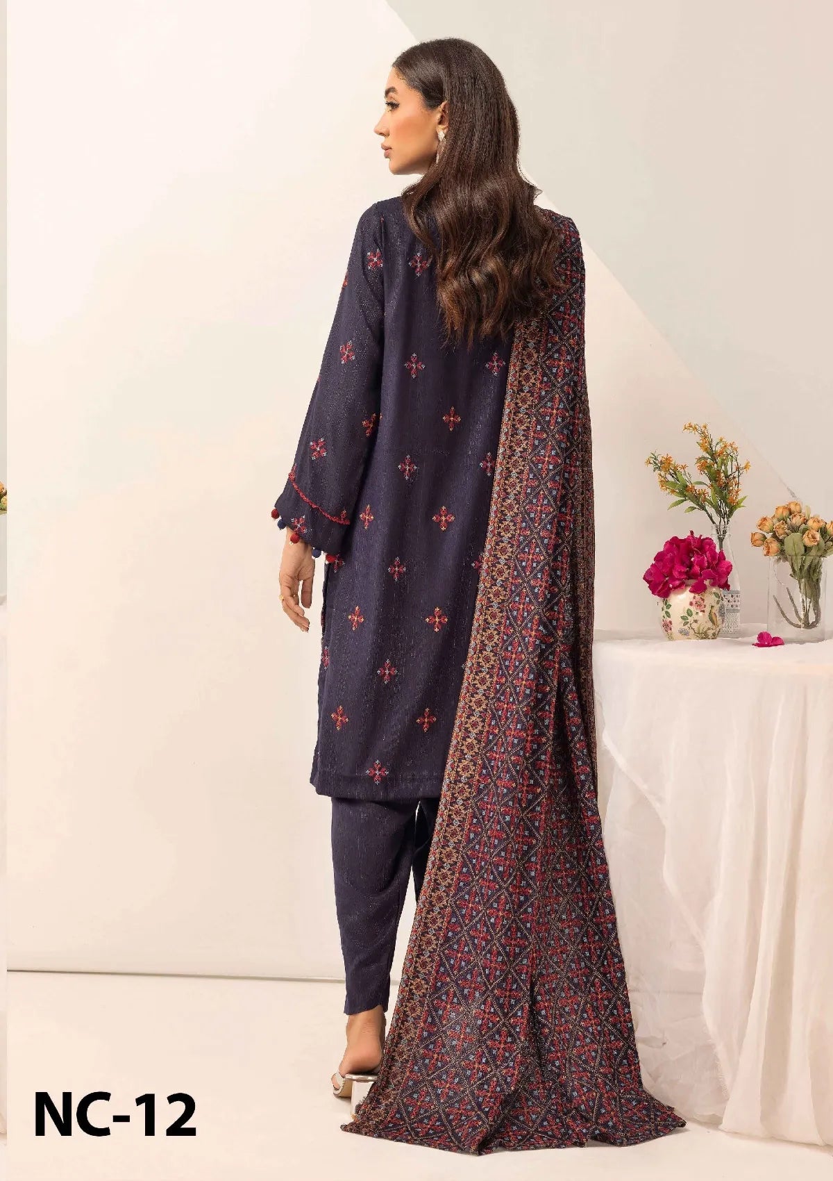 Noor-E-Chasham By Khoobsurat Peach Leather'25 NC-12