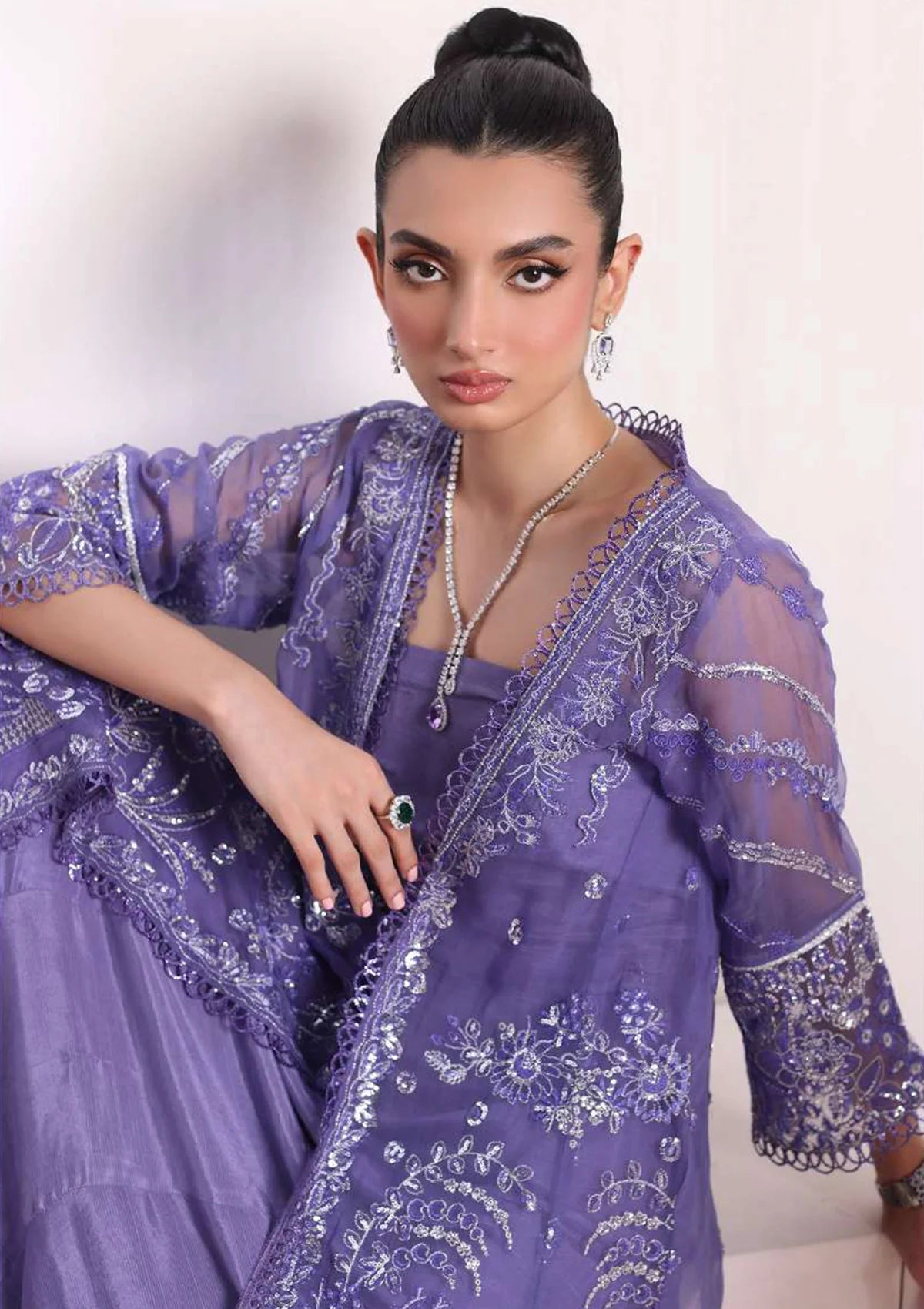 Noor by Saadia Asad Chiffon De Luxe'24 D-02 Indira