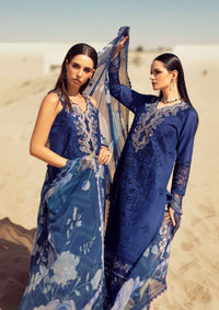Noor Eid Handwork Laserkari Lawn by Saadia Asad'24 D-12 - Mohsin Saeed Fabrics