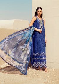 Noor Eid Handwork Laserkari Lawn by Saadia Asad'24 D-12 - Mohsin Saeed Fabrics