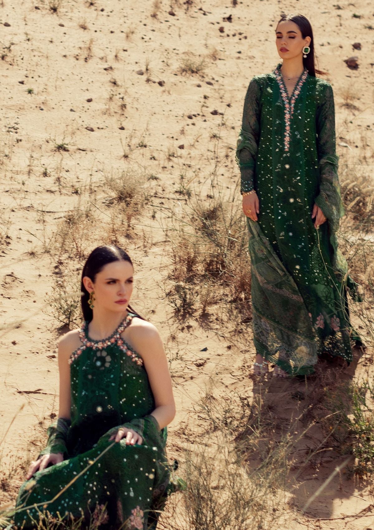 Noor Eid Handwork Laserkari Lawn by Saadia Asad'24 D-08 - Mohsin Saeed Fabrics