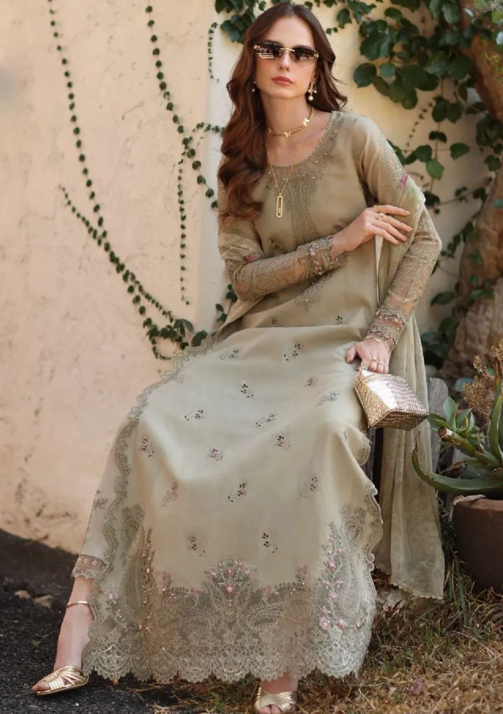 Noor By Saadia Asad Luxe Chikankari'26 D-7B