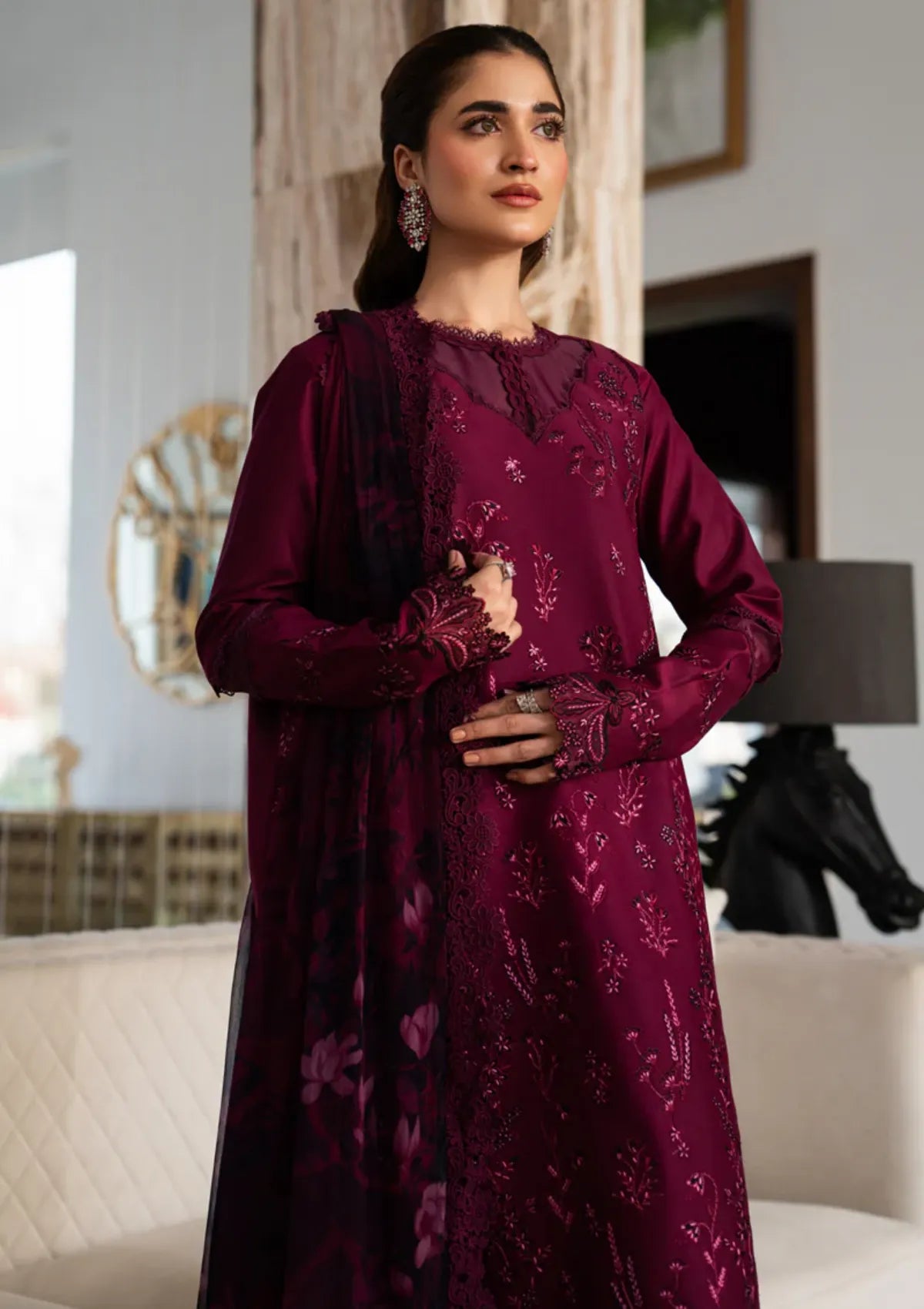 Rang Rasiya Carnation Eid Edit'26 D-15 NORA