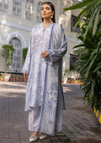 Nur Pastels Printed Slub Linen'23 P-01