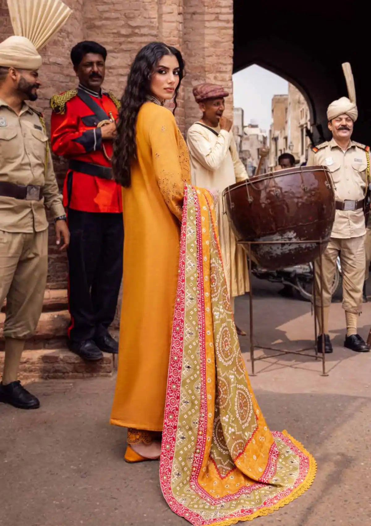 Nureh Bazaar Emb Chikankari Khaddar'23 NE-49 - Mohsin Saeed Fabrics