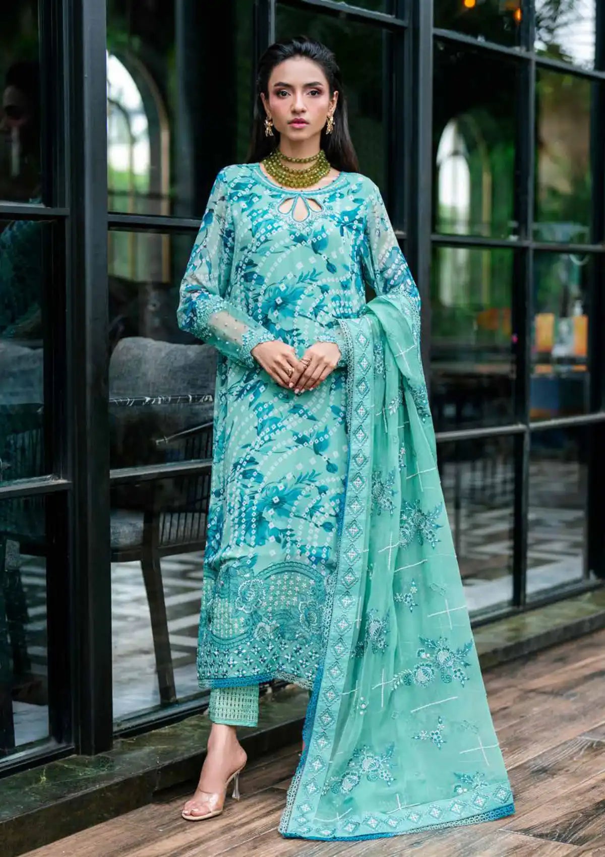Nureh Ballerina Emb & Embellished Chiffon'25 NU2-150