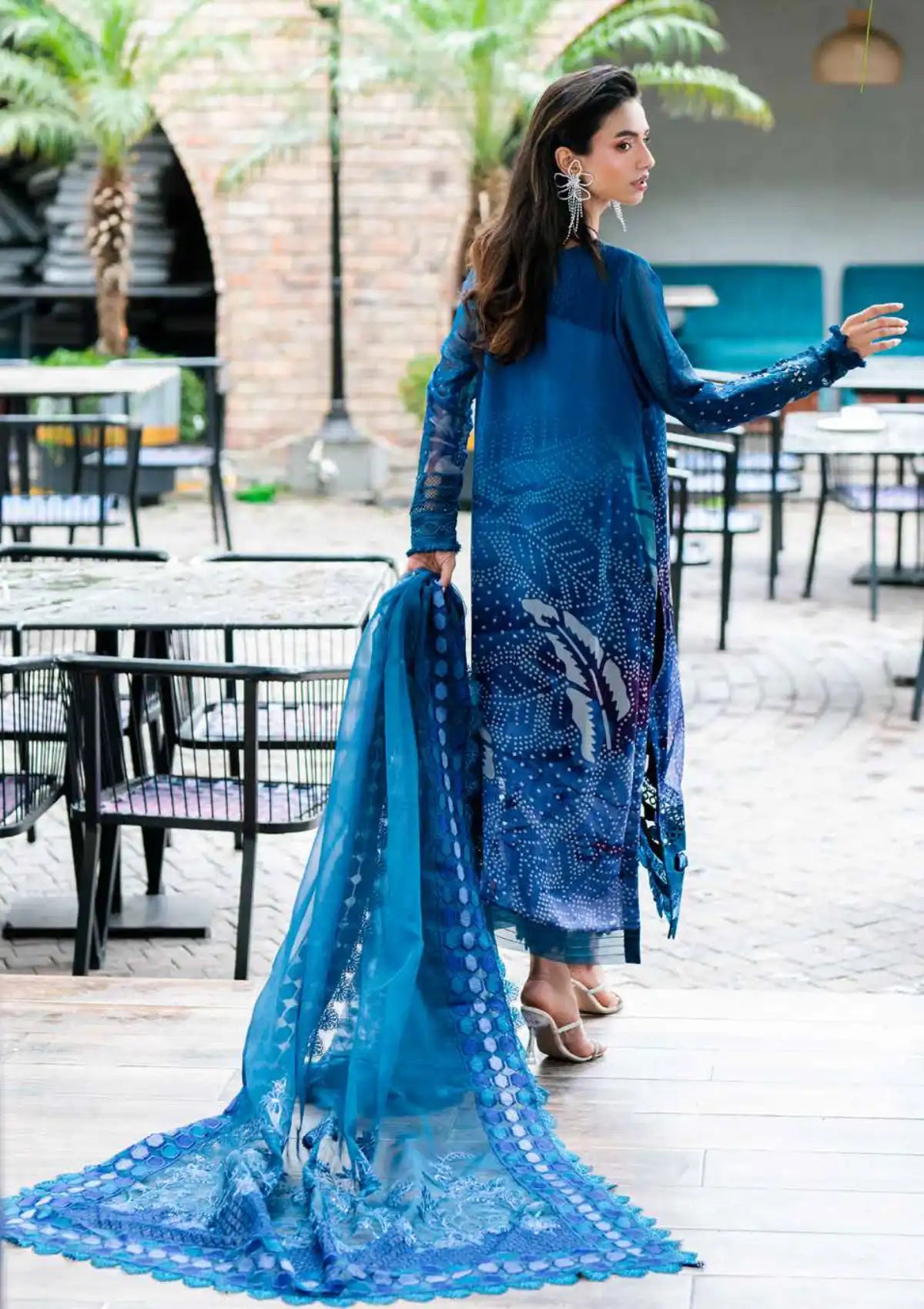 Nureh Ballerina Emb & Embellished Chiffon'25 NU2-151