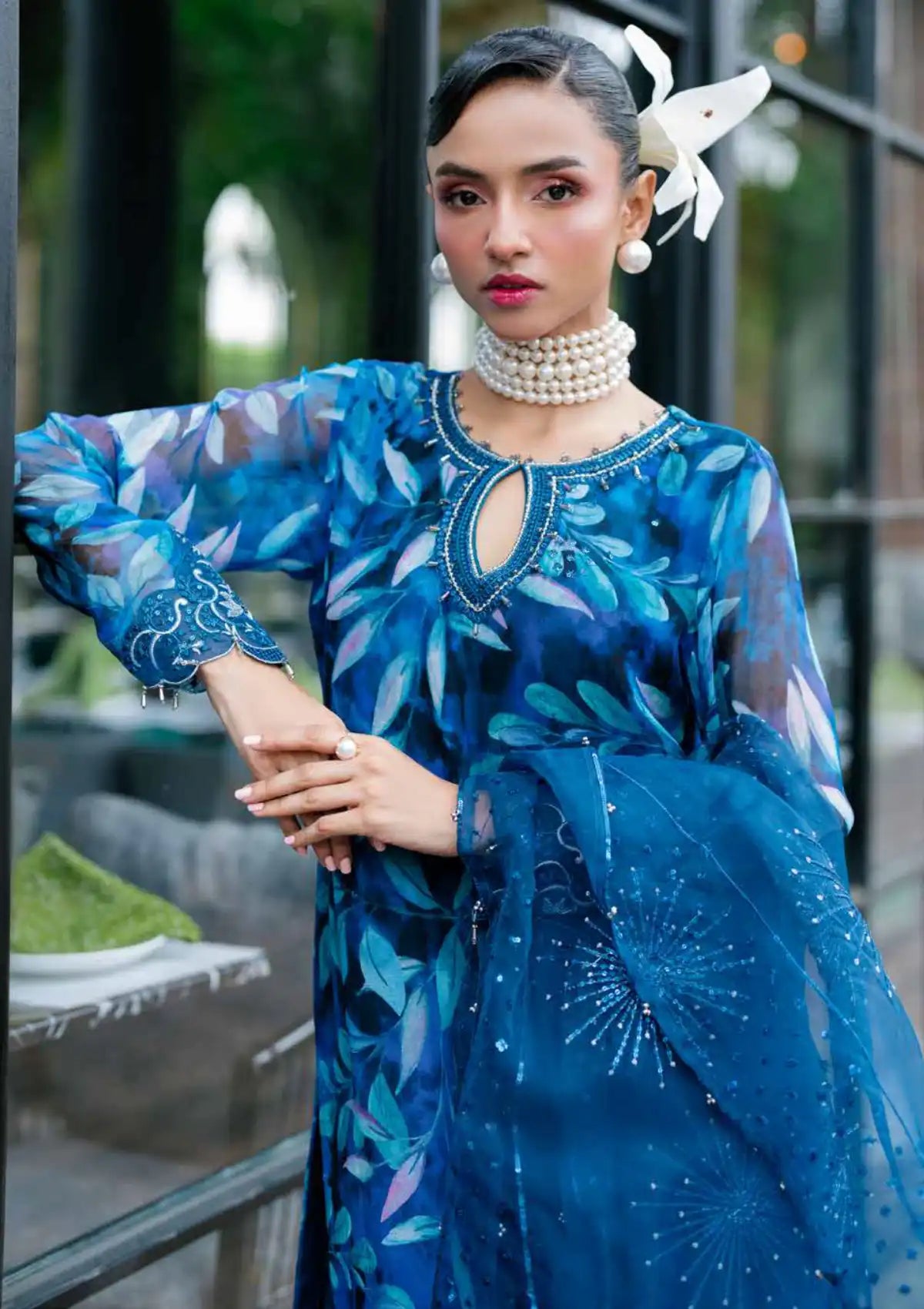 Nureh Ballerina Emb & Embellished Chiffon'25 NU2-153