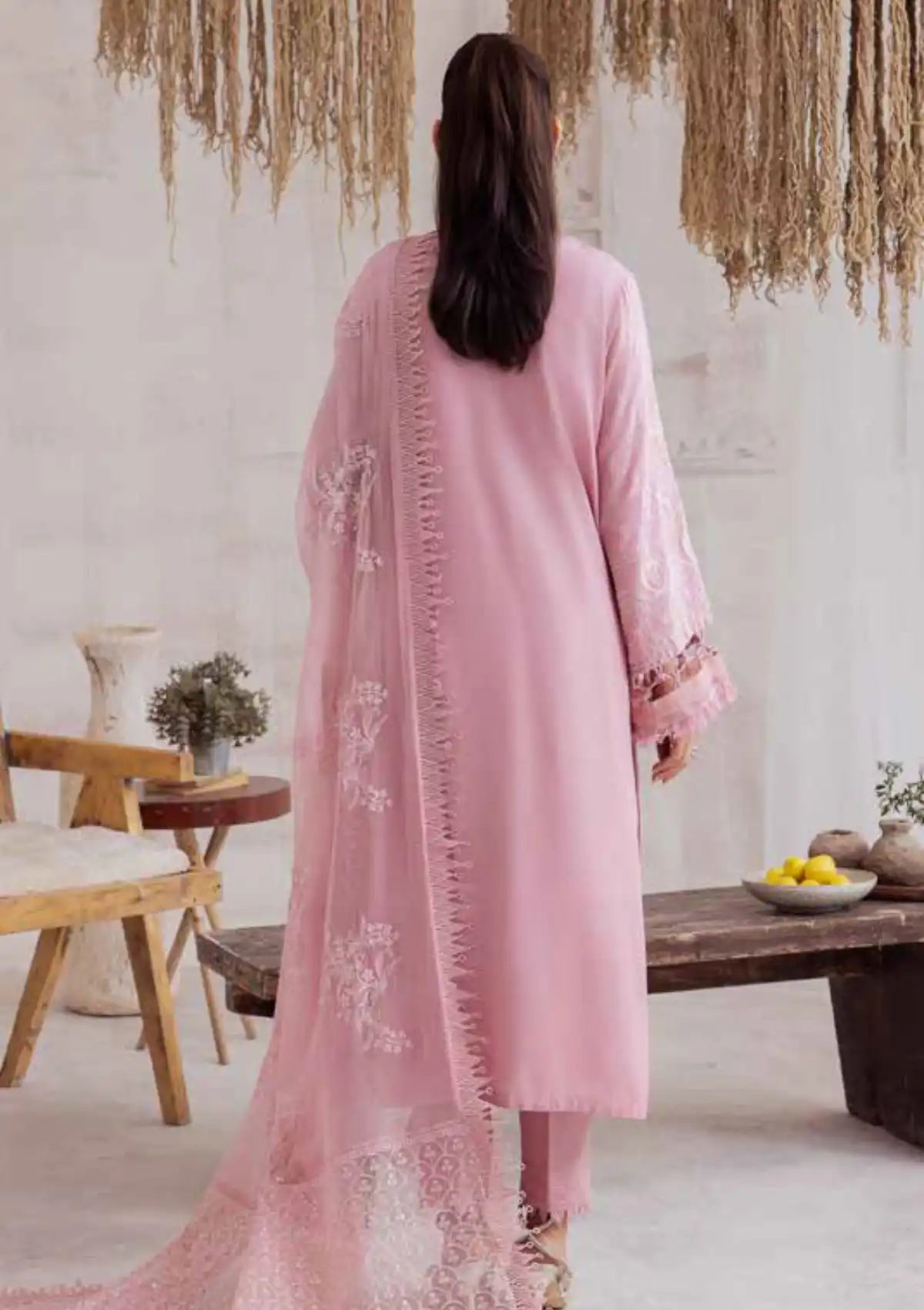 Nureh Emb Embellished Karandi'23 NE-43 - Mohsin Saeed Fabrics
