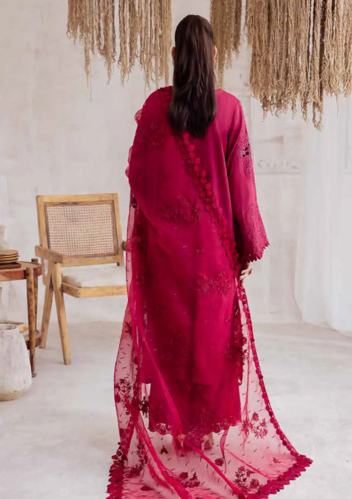 Nureh Emb Embellished Karandi'23 NE-40 - Mohsin Saeed Fabrics