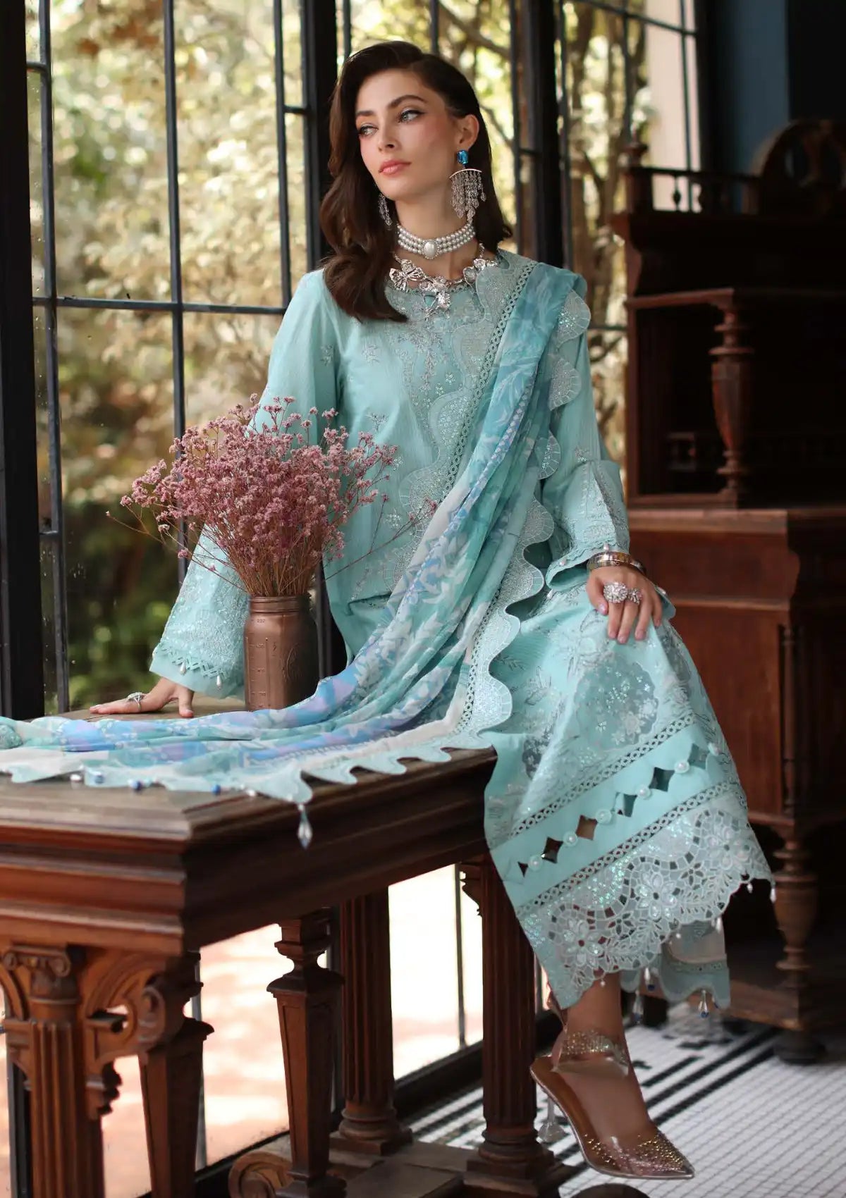 mohsin-saeed-fabrics-is-selling-online-and-in stores-Luxury-daily-wear-wedding-wear-formal-wear-in-budgeted-price-This-product-is-from-nureh-maya-emb-lawn25-ns-156-is-available-on-Mohsin-saeed-fabrics-website.