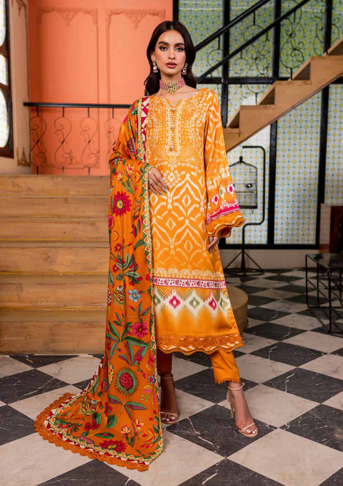 Nureh Signature Prints'23 SP-80 - Mohsin Saeed Fabrics