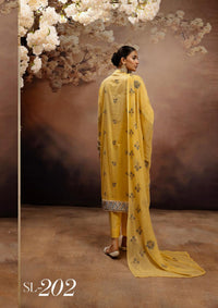Omnia Signature Lawn By Khoobsurat'23 SL-202 - Mohsin Saeed Fabrics