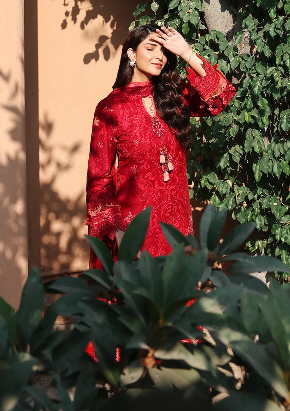 Roheenaz Summer Reverie Luxury Lawn'26 D-201 Opaline