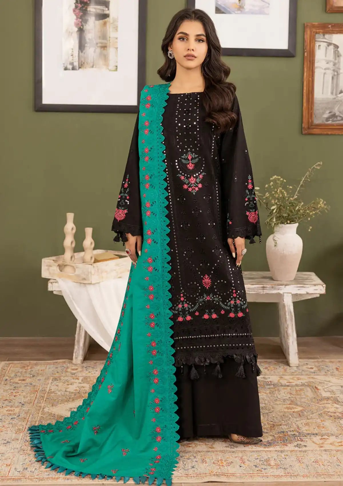 Raabi Orchid Luxury Emb Edit'23 RB-02 - Mohsin Saeed Fabrics