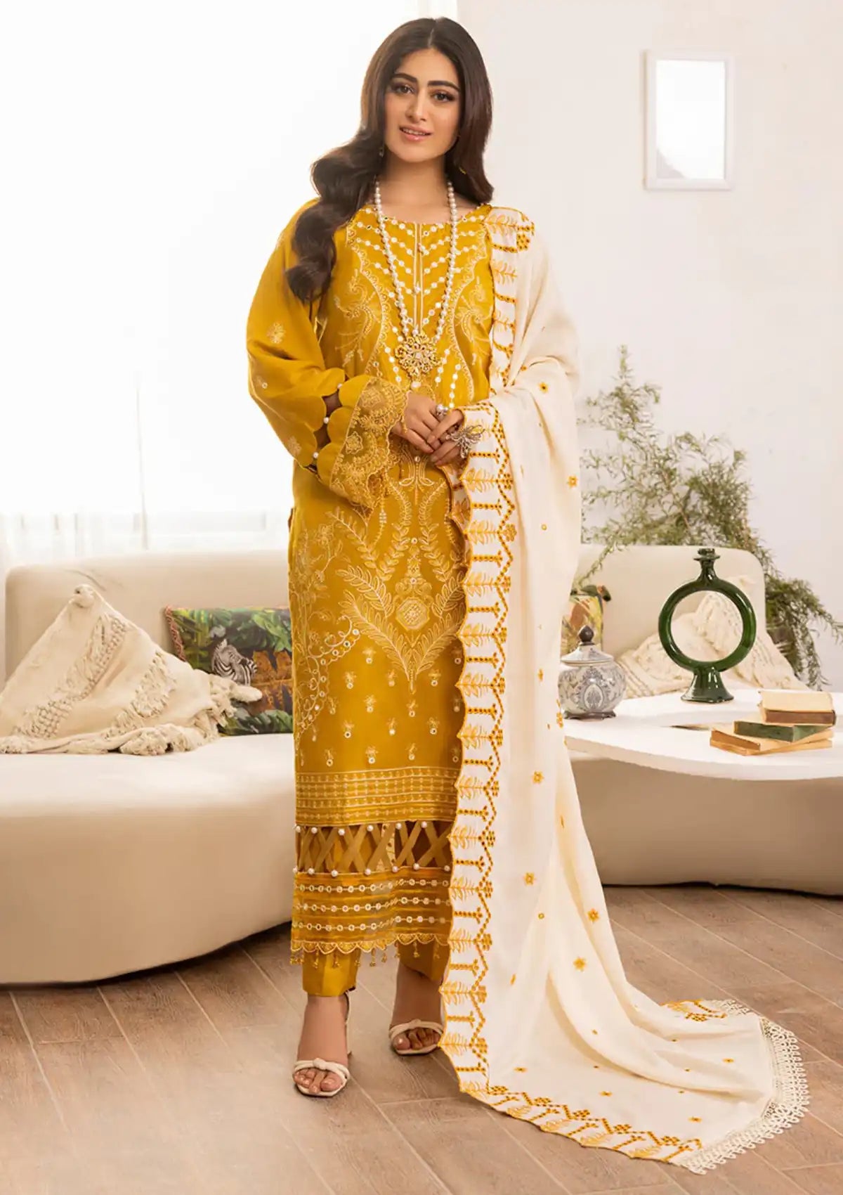 Raabi Orchid Luxury Emb Edit'23 RB-03 - Mohsin Saeed Fabrics