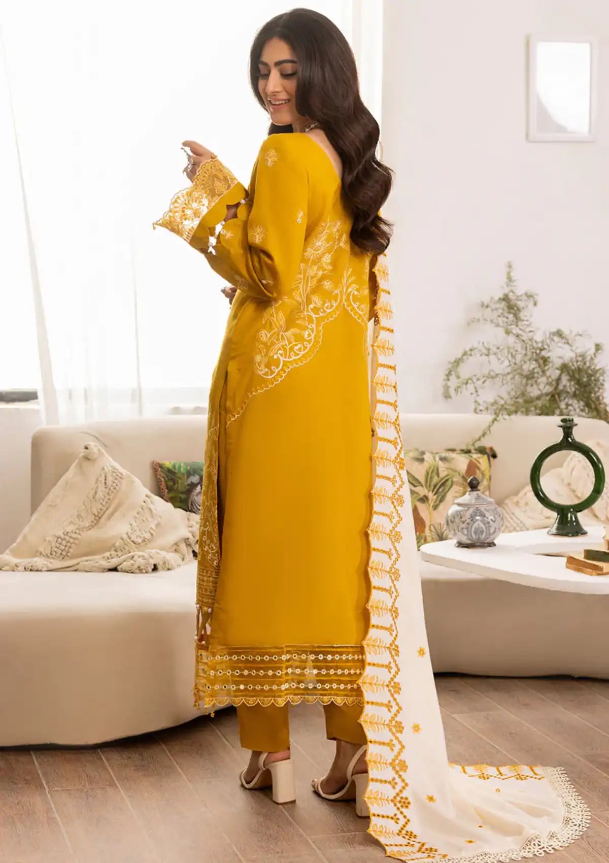 Raabi Orchid Luxury Emb Edit'23 RB-03 - Mohsin Saeed Fabrics
