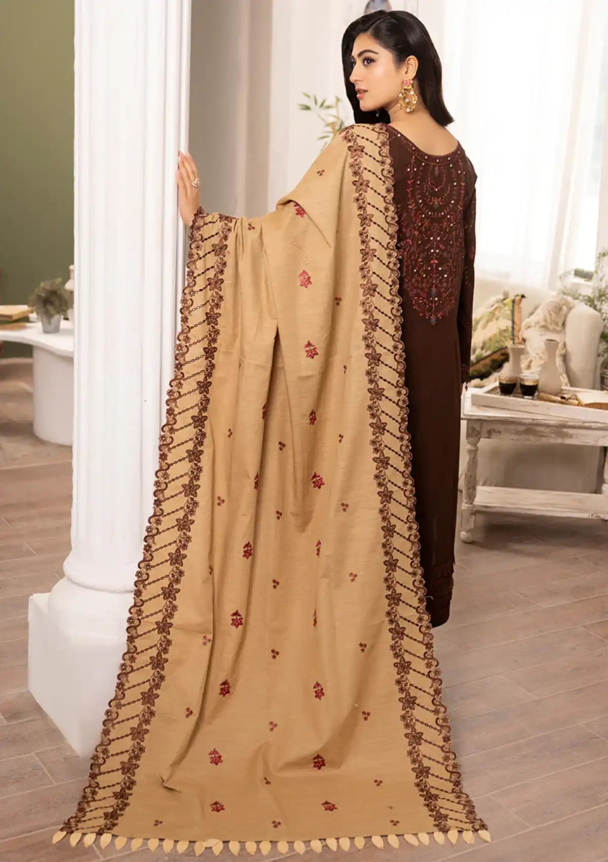 Raabi Orchid Luxury Emb Edit'23 RB-04 - Mohsin Saeed Fabrics