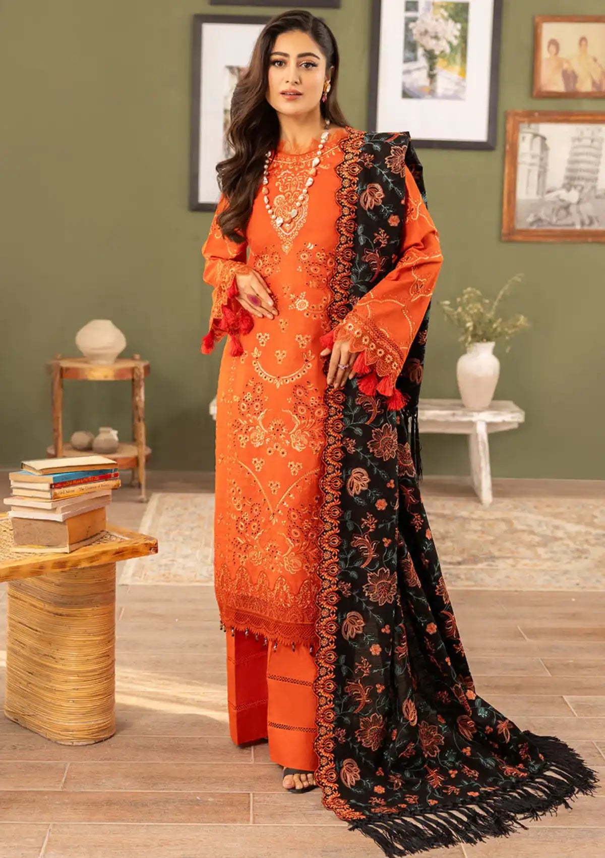 Raabi Orchid Luxury Emb Edit'23 RB-05 - Mohsin Saeed Fabrics