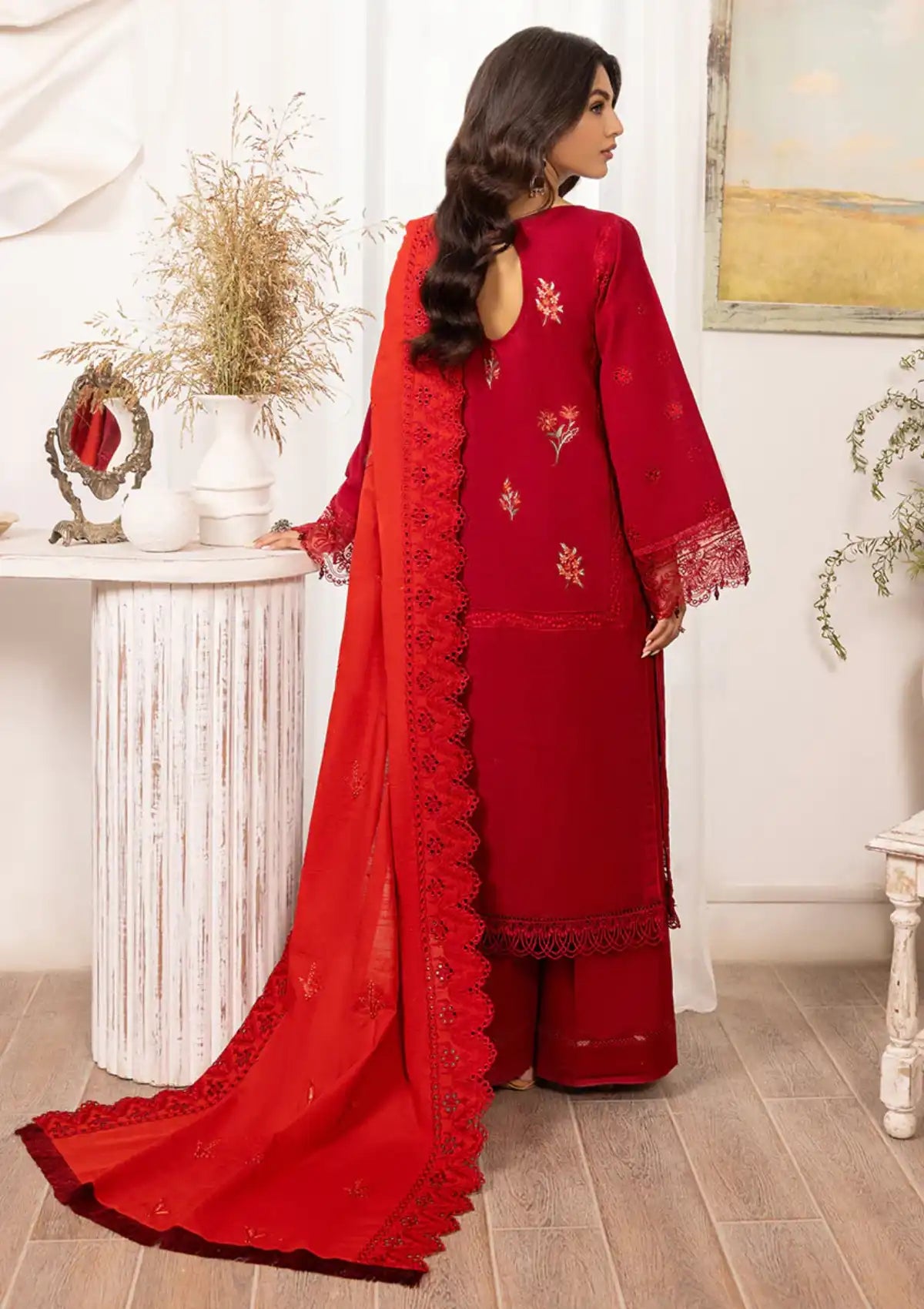 Raabi Orchid Luxury Emb Edit'23 RB-08 - Mohsin Saeed Fabrics
