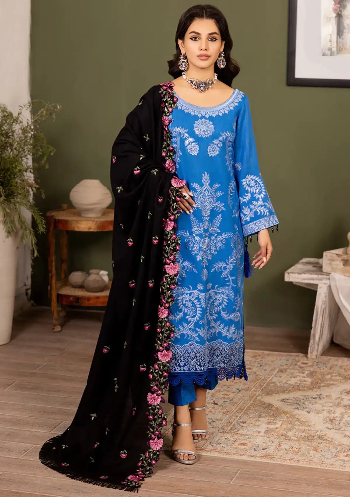 Raabi Orchid Luxury Emb Edit'23 RB-10 - Mohsin Saeed Fabrics