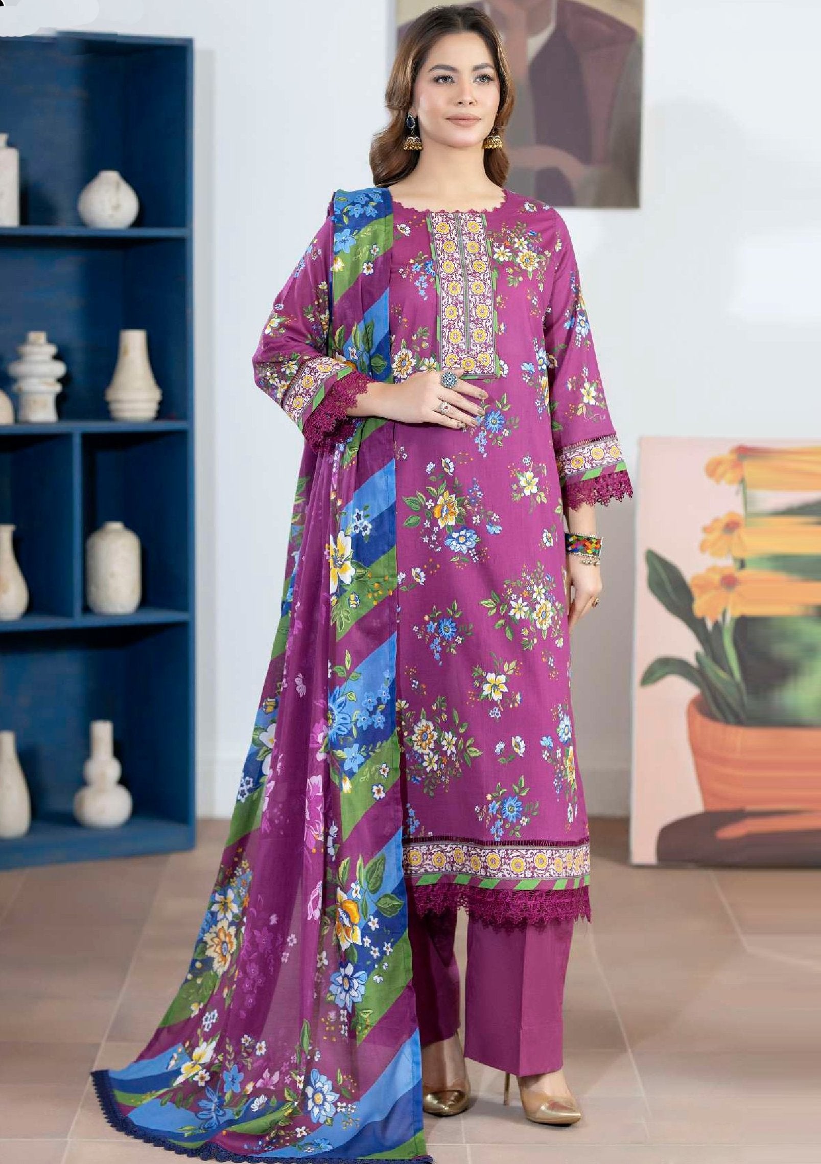 Parisa By Wania Summer Lawn Vol-1'26 WL-107