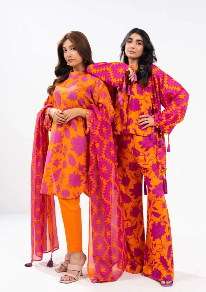 Al Karam Winter'24 Vol-01 3Pc FW-37-24-Orange