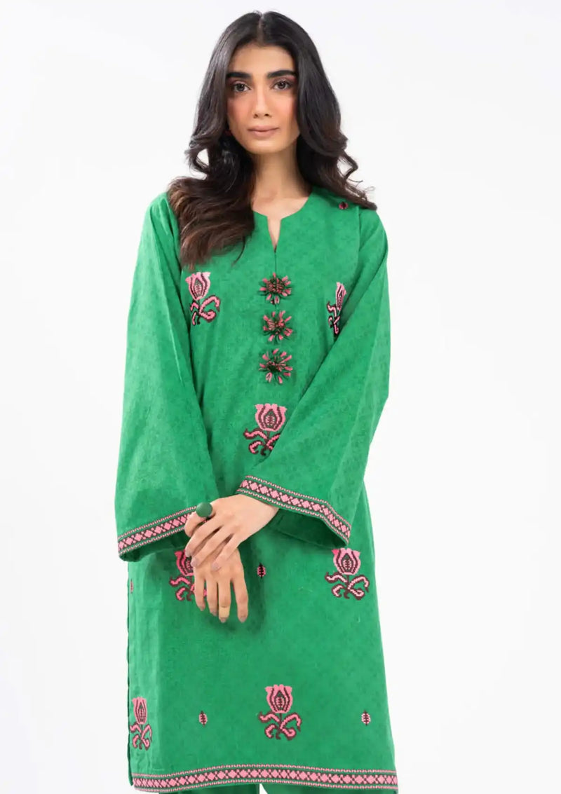 Al Karam Winter'24 Vol-01 2Pc PF- 57-24-Green