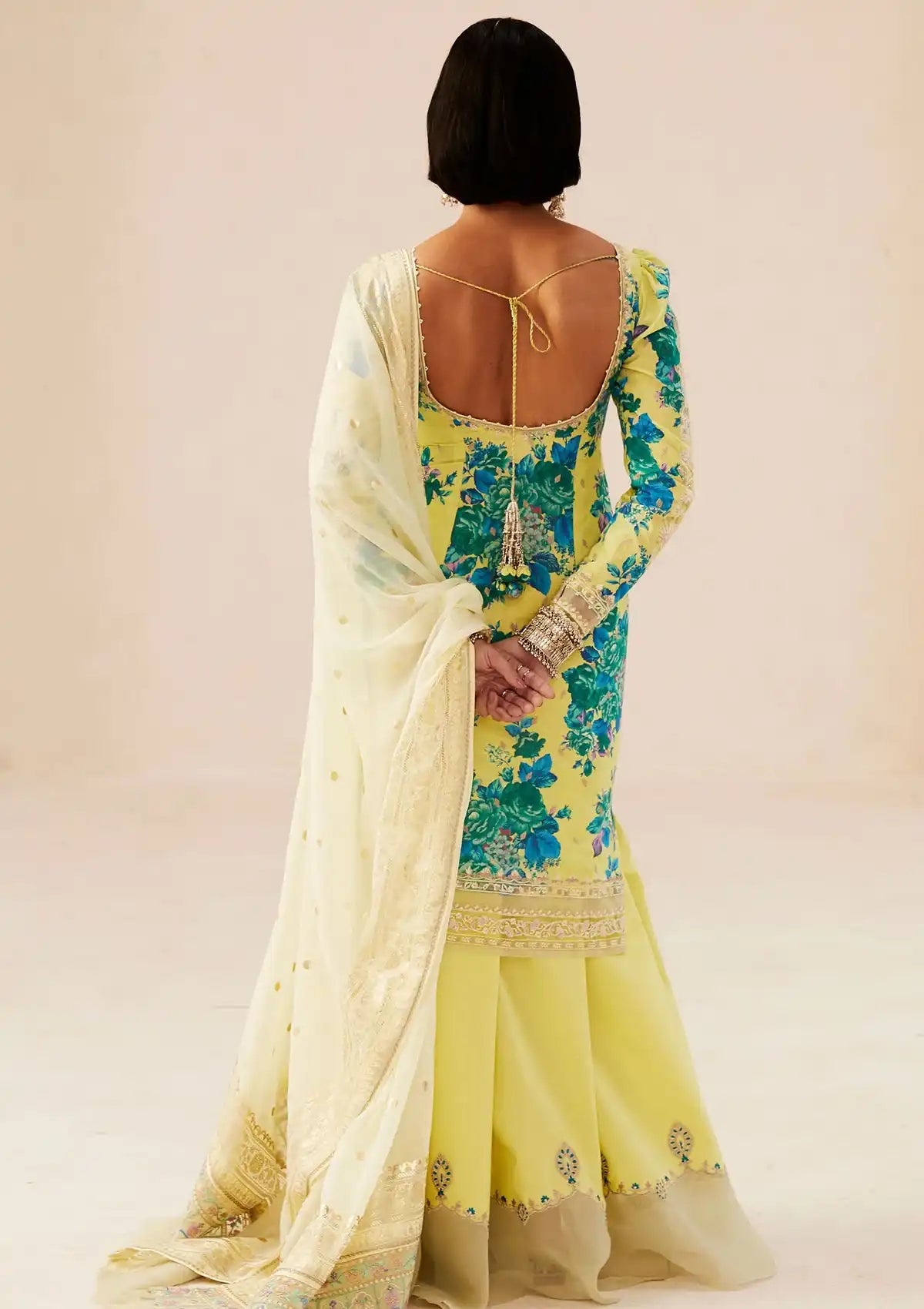 Zara Shahjahan S/S Lawn'24 D-13A-PHOOL KARI - Mohsin Saeed Fabrics