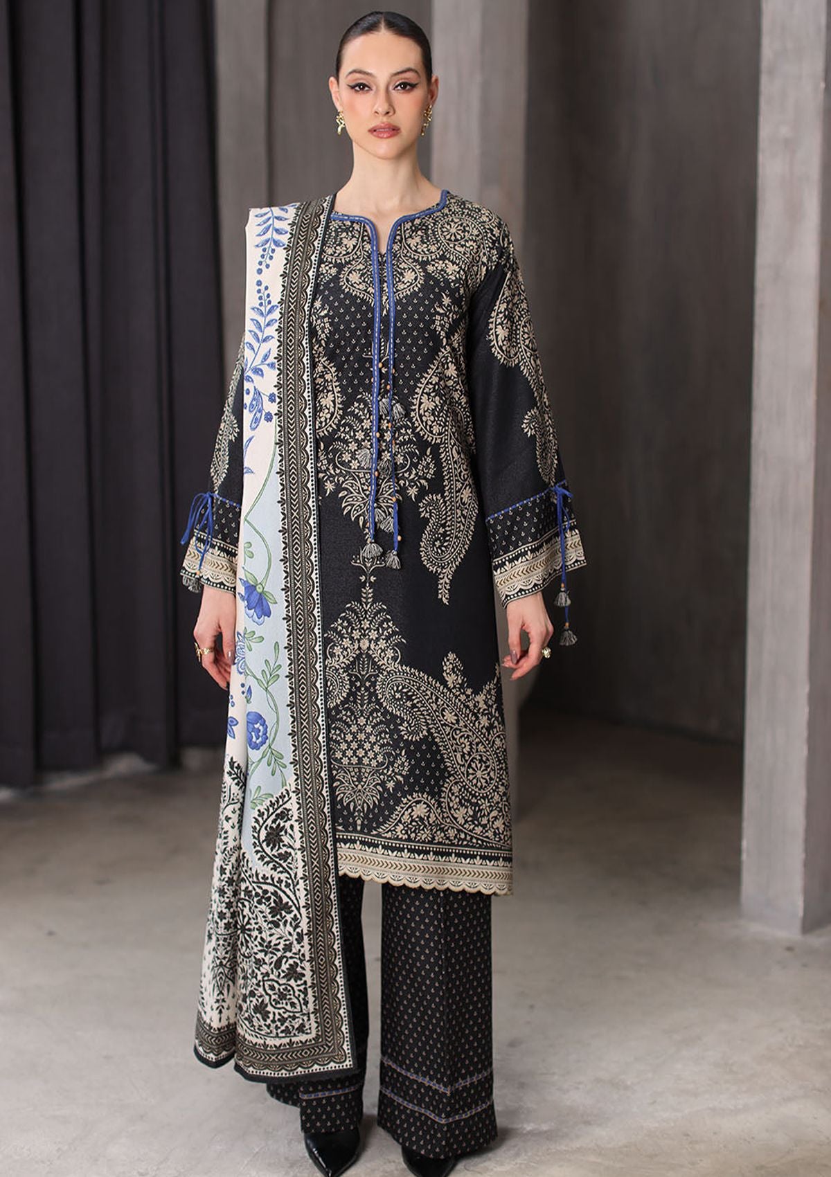 Gul Ahmed Printed Karandi'26 AY-62024