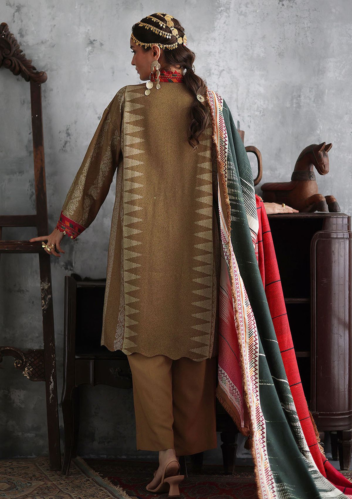 Gul Ahmed Emb Printed Karandi'26 AY-62015