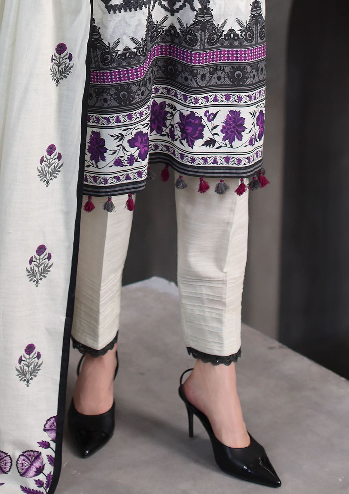 Gul Ahmed Emb Printed Khaddar'26 K-62055
