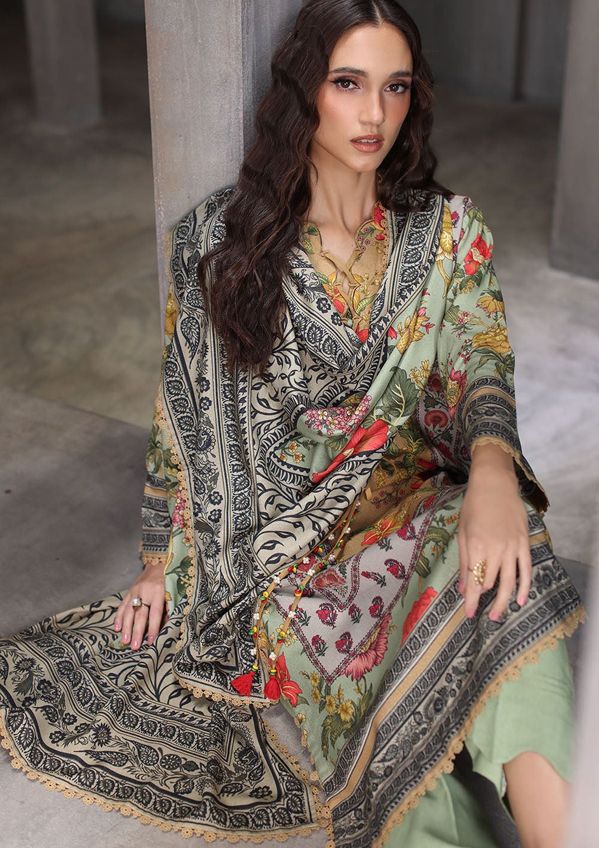 Gul Ahmed Printed Karandi'26 AY-62026