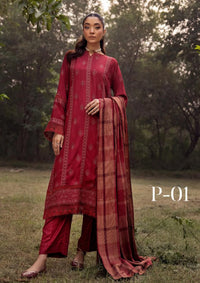 Pehlu By Khoobsurat Emb Slub'23 P-01 - Mohsin Saeed Fabrics