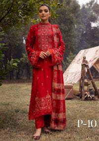 Pehlu By Khoobsurat Emb Slub'23 P-10 - Mohsin Saeed Fabrics