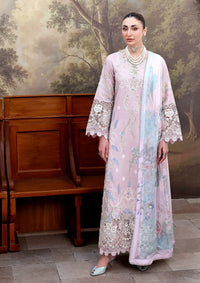 Roheenaz Floral Reveire Luxury Lawn'26 RNZ-601 Petal Bloom