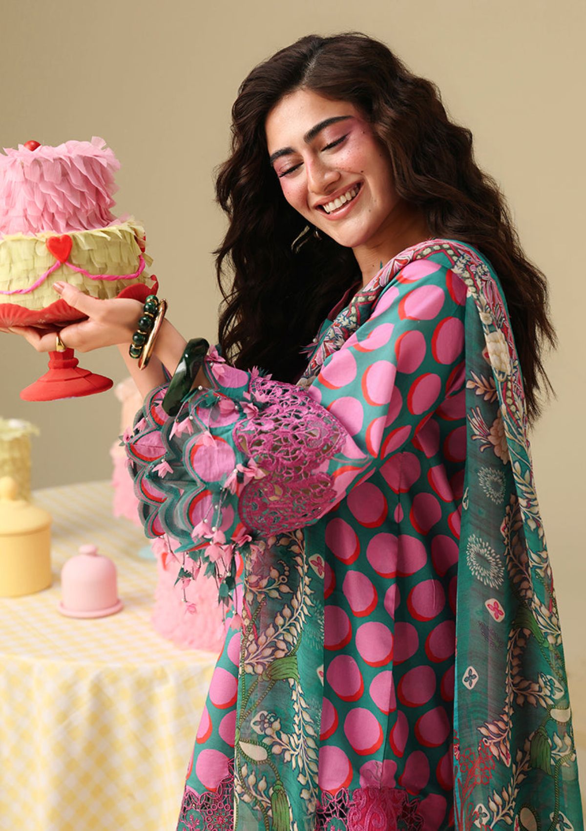 Hemline By Mushq Solail Pirnts'26 D-304 Petal Sonata