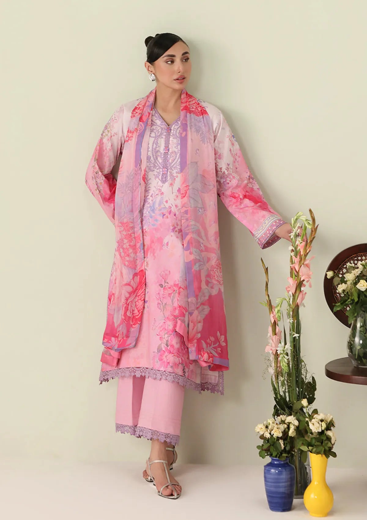 Roheenaz Rosette Lawn'26 D-62A Petal Whispers