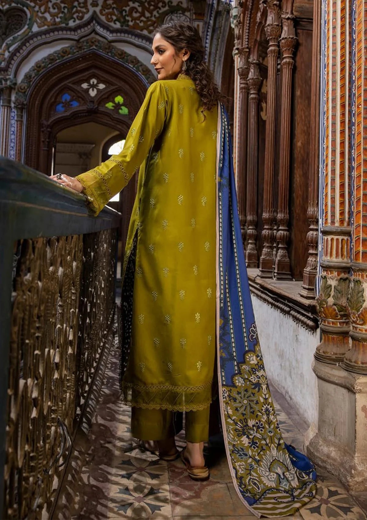 Phool Nagar By Khoobsurat Emb Dhanak'23 PN-06 - Mohsin Saeed Fabrics