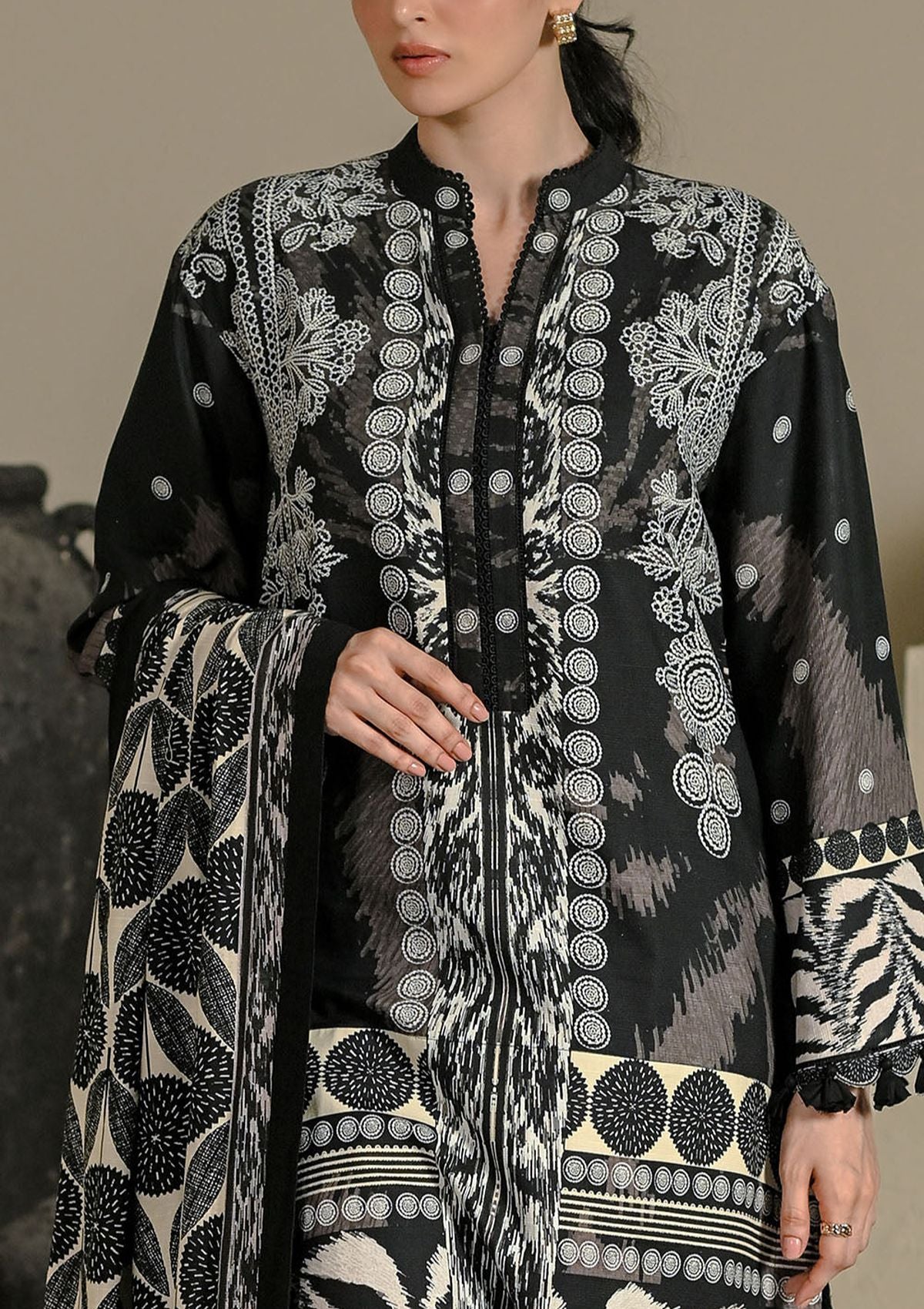 Gul Ahmed Printed Corduroy'26 CD-62001