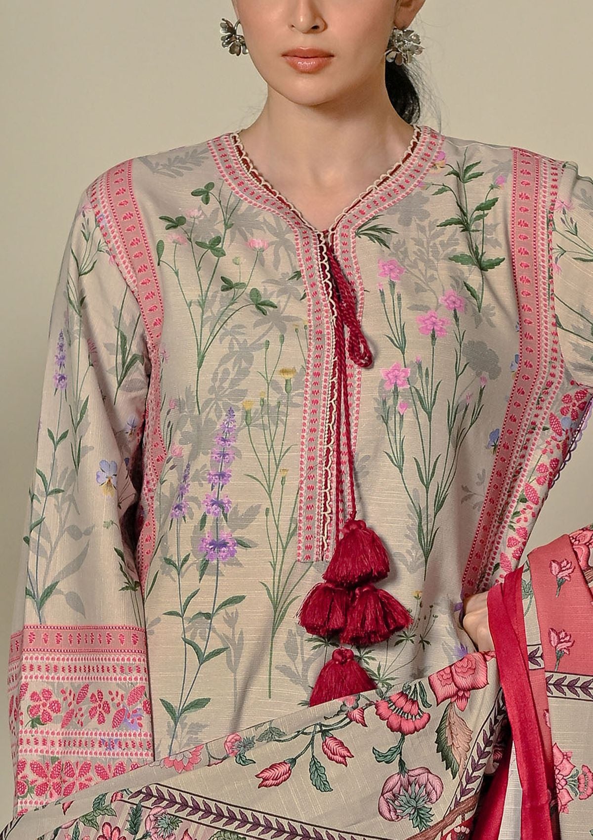 Gul Ahmed Printed Corduroy'26 CD-62004