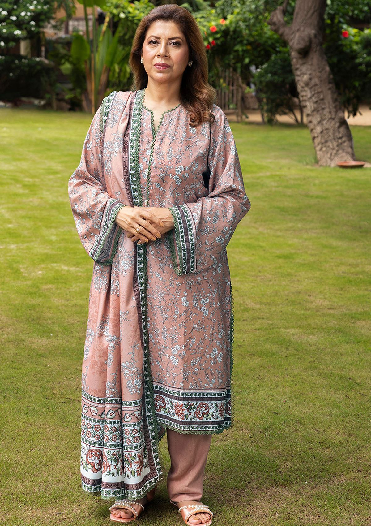Gul Ahmed Printed Karandi'26 AY-62019