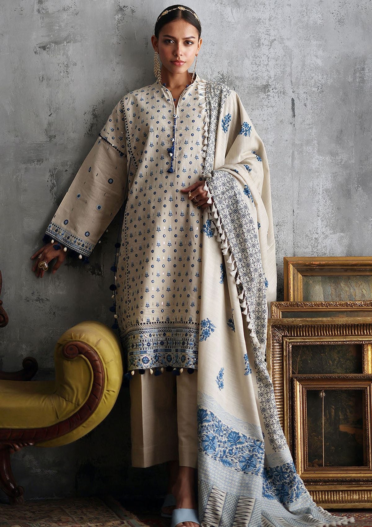 Gul Ahmed Emb Khaddar'26 K-62061