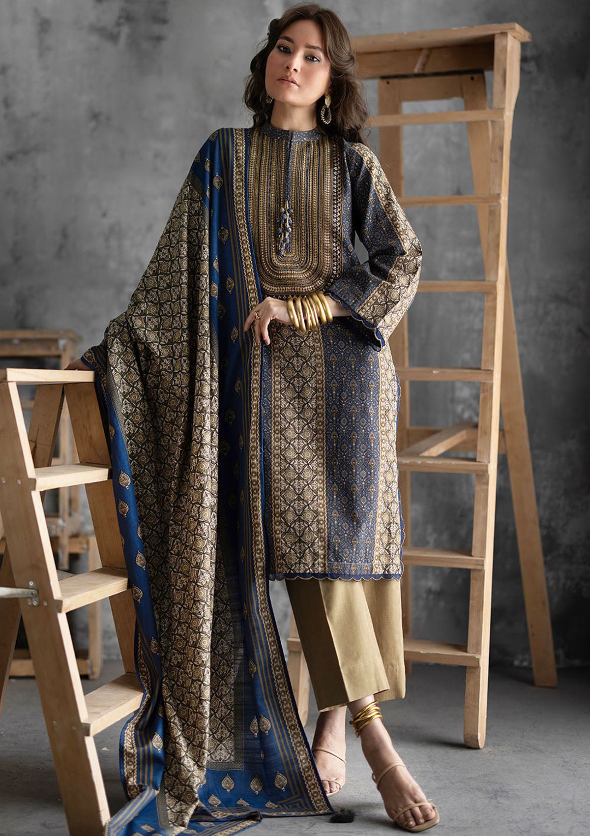 Gul Ahmed Printed Khaddar'26 K-52002