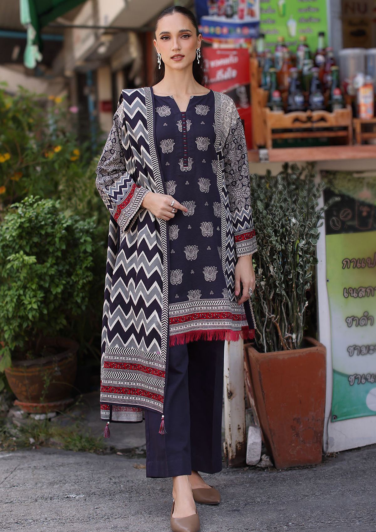 Gul Ahmed Printed Khaddar'26 K-62036