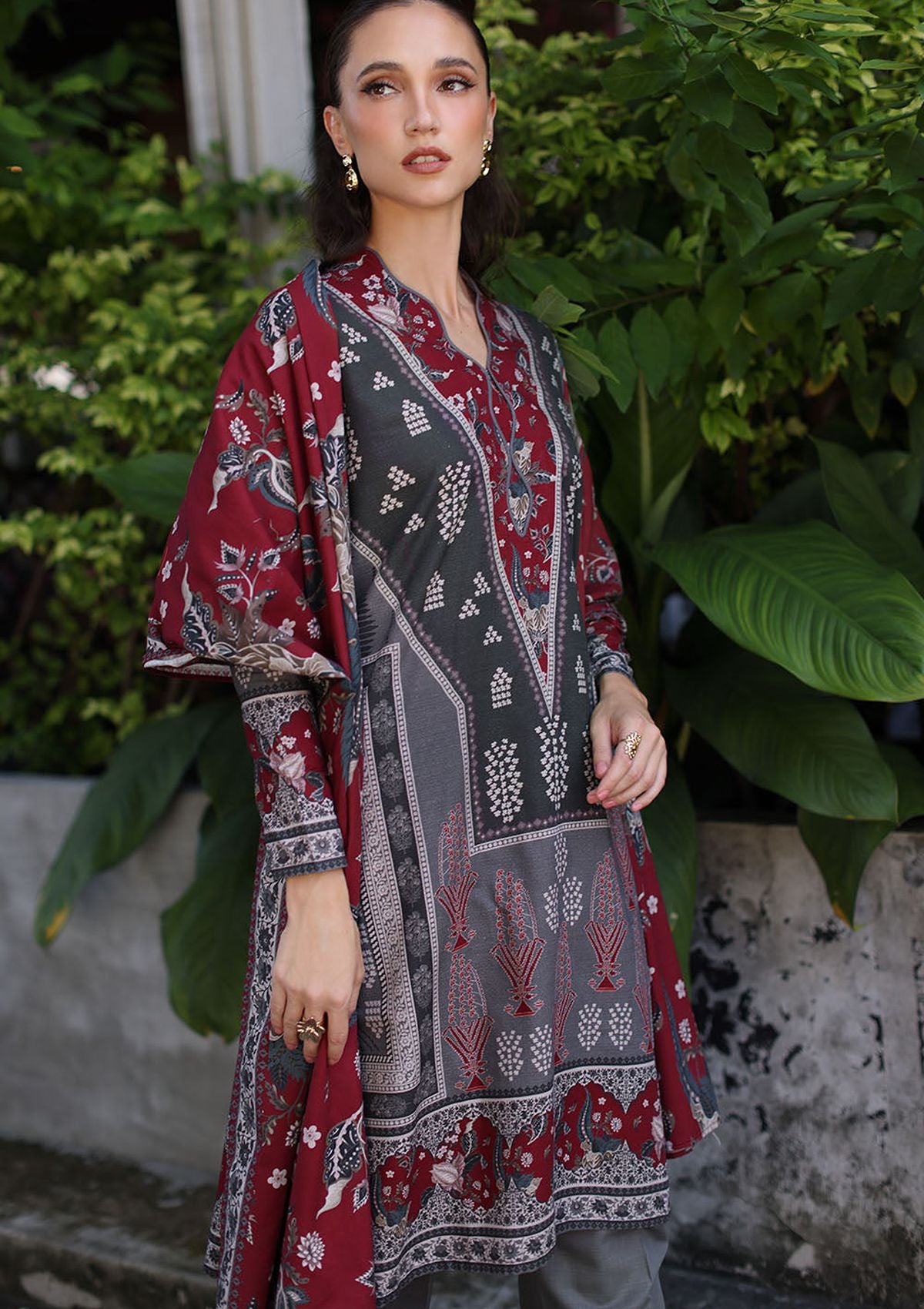 Gul Ahmed Printed Khaddar'26 K-62047