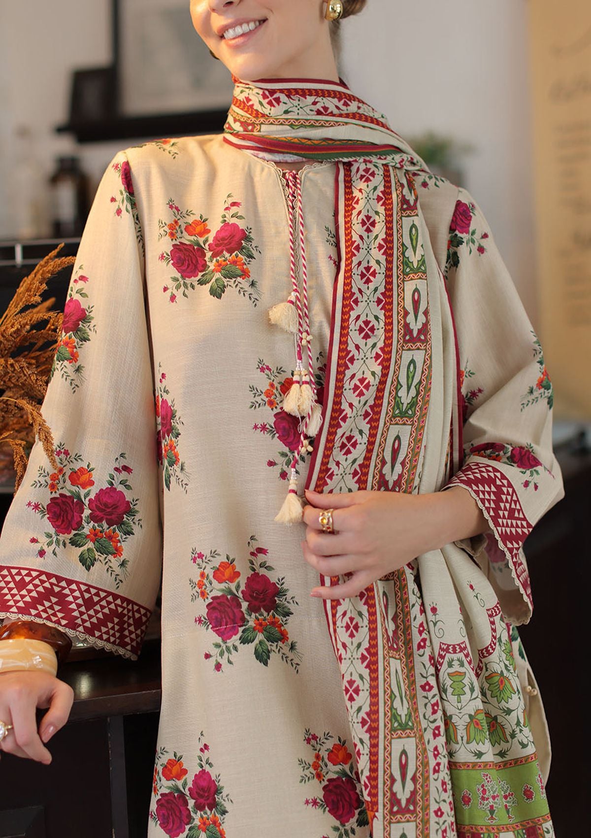 Gul Ahmed Printed Khaddar'26 K-62137
